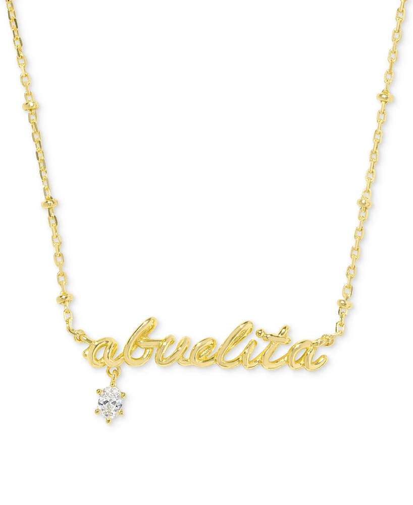 Kendra Scott 14k Gold-Plated Crystal Abuelita 19" Adjustable Pendant Necklace