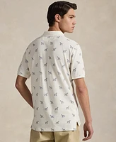 Polo Ralph Lauren Men's Classic-Fit Dog-Print Mesh Shirt