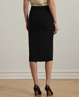 Lauren Ralph Petite Stretch Cady Pencil Skirt