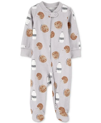 Carter's Baby Cotton Milk & Cookies Sleep Play Pajamas