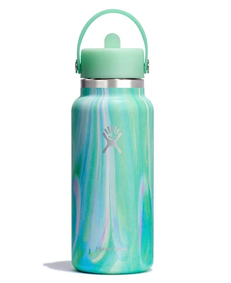 Hydro Flask Jelly Wide Flex Straw Water Bottle with Cap, 32 oz.