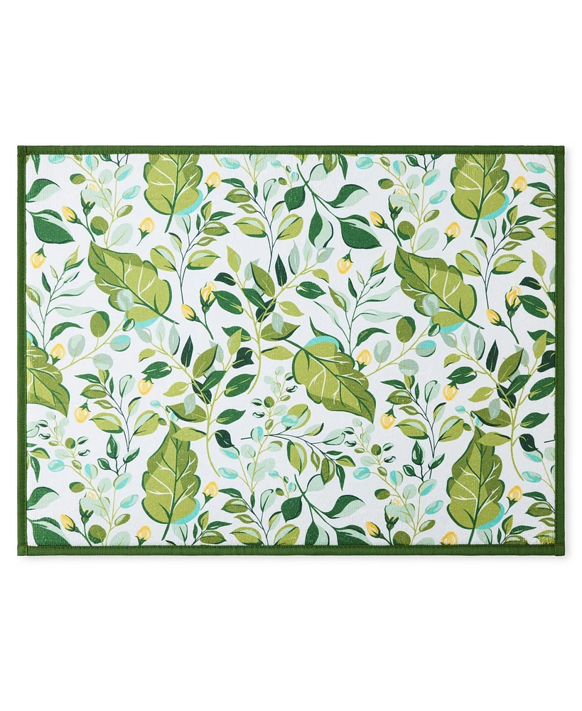 Fiesta Luscious Forest Dish Drying Mat, 16" x 22"