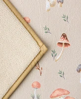 Fiesta Mushrooms Dish Drying Mat, 16" x 22"