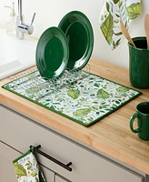 Fiesta Luscious Forest Dish Drying Mat, 16" x 22"