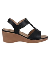 Gc Shoes Women's Elissa Embellished Wedge Sandals