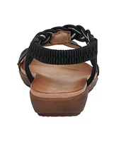 Gc Shoes Women's Victoria Jeweled Flat Sandals