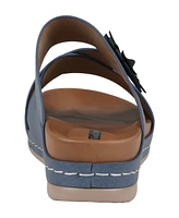 Gc Shoes Women's Nessie Flower Wedge Sandals