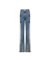 Pcfg Women's Free Heaven Inside Out Blue Jeans