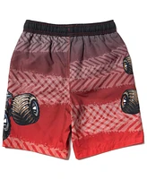 Monster Jam Toddler Boys Swim Trunks Bathing Suit