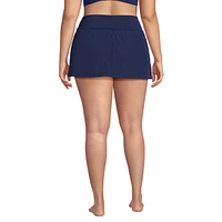 Lands' End Plus Pinchless Mini Swim Skort