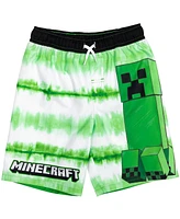 Minecraft Boys 3 Pack Swim Trunks Bathing Suits