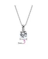 Bling Jewelry 1.5CTW Cubic Zirconia Classic Round Cz Solitaire Pendant .925 Sterling Silver