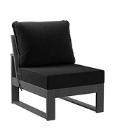 7-Piece Outdoor Modular L-Shaped Corner Patio Sectional Sofa Set