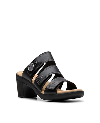 Clarks Collection Women's Emily2 Adella Block Heel Sandals