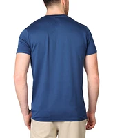 Tailorbyrd Men's Solid Melange Performance T-Shirt