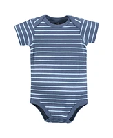 Hudson Baby Boys Cotton Bodysuits, Mint Octopus, 9-12 Months