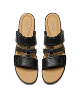 Clarks Collection Women's Elizabelle Ave Slip-On Flat Sandals