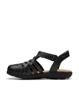 Clarks Collection Women's Elizabelle Mia Riptape Flat Sandals