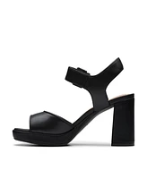 Clarks Collection Women's Ambyrlyn Faye Block Heel Sandals