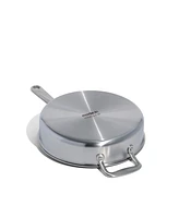 Made In Stainless Steel Clad 3.5-Quart Saute Pan with Lid