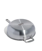 Made In Stainless Steel Clad 5-Quart Saucier with Lid