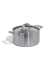 Made In Stainless Steel Clad -Quart Stock Pot with Lid