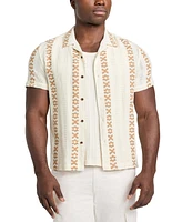 Guess Men's Sandoval X-Pattern Dobby Shirt
