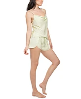 Midnight Bakery Women's 2-Pc. Cosmica Satin Cami Tap Set