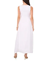 Vince Camuto Women's Square-Neck Linen-Blend Maxi Dress