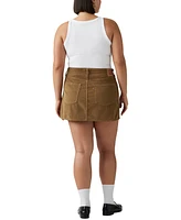 Levi's Women's Icon Cotton High-Rise Denim Miniskirt