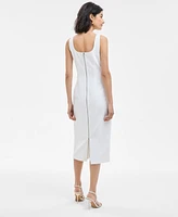 Hugo Women's Sleeveless Cutout Midi Bodycon Dress