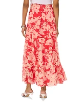 Vince Camuto Women's Floral-Print Tiered Maxi Skirt
