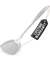 Stainless Steel Metal Wok Spatula - Durable Wok Turner Spatula Shovel - Durable Utensil with Ergonomic, Easy to Use Handle