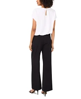 Vince Camuto Women's Short-Sleeve Tie-Hem Top