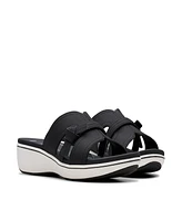 Clarks Cloudsteppers Women's Breeze Rae Mia Slip-On Flat Sandals
