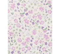 Carter's Baby Girls Cotton Floral-Print Long-Sleeve T-Shirt & Pants, 2 Piece Set