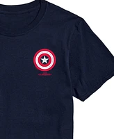 Airwaves Men's Captain America Brave New World Logo Short Sleeve T-Shirt