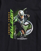 Airwaves Men's Captain America Brave New World Falcon Short Sleeve T-Shirt