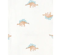 Carter's Baby Boys 5-Pk. Cotton Short-Sleeve Dinosaur Bodysuits