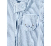Carter's Baby Boys Dog Pocket Ribbed Sleep & Play Pajamas