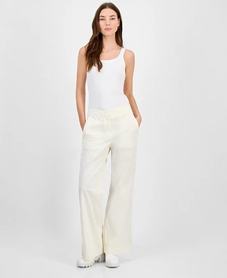 Boss Orange Women's High-Rise Wide-Leg Pants