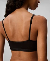 Calvin Klein Women's Form To Body Lightly Lined Bralette QF7554