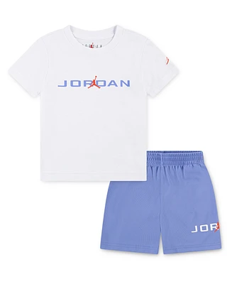 Jordan Little Boys 2-Piece Baseline T-Shirt and Shorts Set