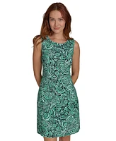 Tommy Hilfiger Petite Tidal Flower Sleeveless Dress
