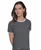 Karl Lagerfeld Paris Women's Striped T-Shirt