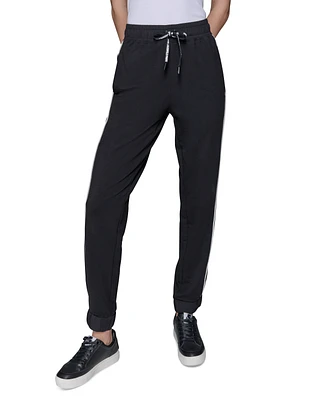 Karl Lagerfeld Paris Women's Colorblocked Jogger Pants