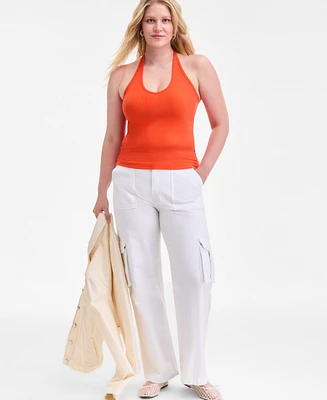 On 34th Women's V-Neck Halter Top, Exclusively at Macy's