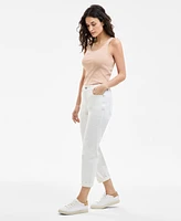 Style & Co Women's High Stretch Mid-Rise Girlfriend Jeans, Exclusively at Macy's