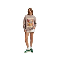 Cotton On Women's Licensed Graphic Crew Sweatshirt