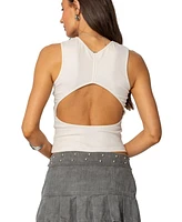 Edikted Women's Calliope Back Cut Out Top